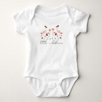 Kleine Wildblume Baby Strampler