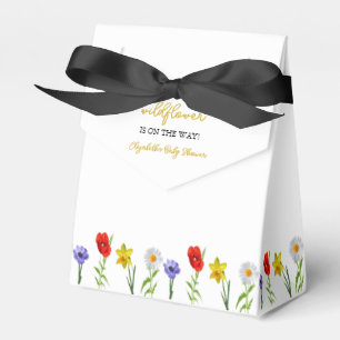 Kleine Wildblume Babydusche Geschenkschachtel