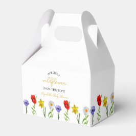 Kleine Wildblume Babydusche Geschenkschachtel