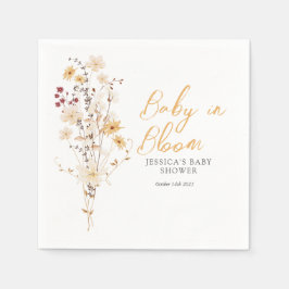 Kleine Wildblume Blume Kinderdusche Serviette