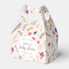 Kleine Wildblume Blumenrosa Kinderdusche Geschenkschachtel