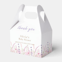 Kleine Wildblume Garden Babydusche Danke