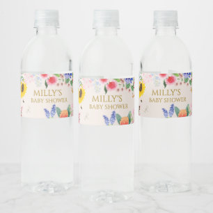 Kleine Wildblume Mama auf Bee Baby Dusche