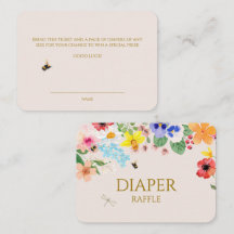 Kleine Wildblume Mama zu Bee Baby Duwer Diaper