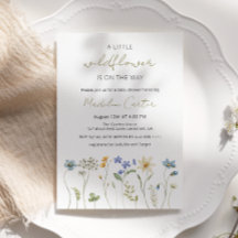 Kleine Wildblume Minimalistische Blumenspülung