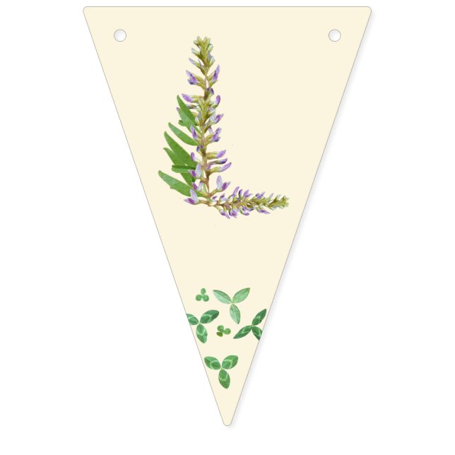 Kleine Wildblume Wimpelkette (Erste Fahne)