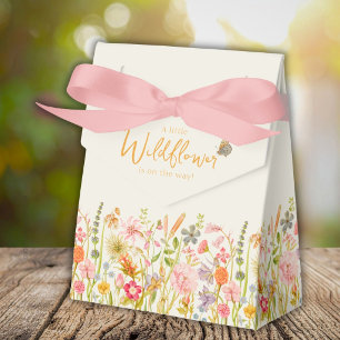 Kleine Wildblumen-Baby-Shower-Geschenkbox Geschenkschachtel