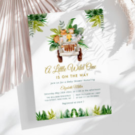 kleine wilde Dschungeldusche Einladung