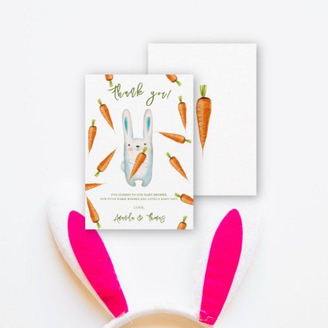 Kleine Wohn- und Karottendusche - vielen Dank Dankeskarte (Von Creator hochgeladen)