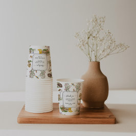 Kleine Wunder | Spring Garden Baby Dusche Pappbecher