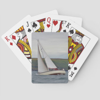 Kleine Yacht hart segeln Spielkarten