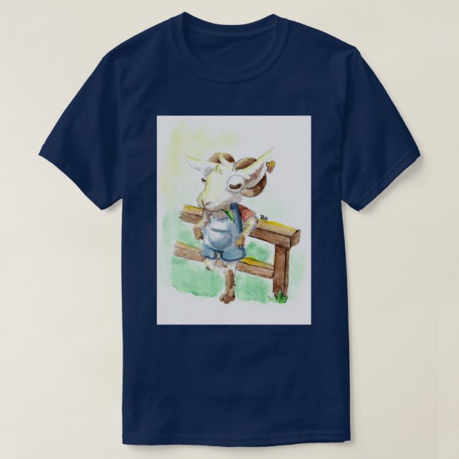 Kleine Ziege (3) T-Shirt (Design vorne)