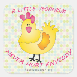 Kleinen des Veganism Schmerzen jeder nie Aufkleber