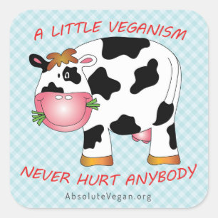 Kleinen des Veganism Schmerzen jeder nie Aufkleber