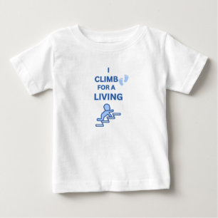 KLEINER ABENTEURER Baby-Junge himmelblauer Krieche Baby T-shirt