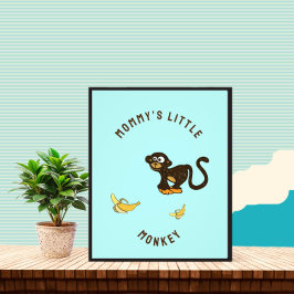 Kleiner Affe Fotodruck