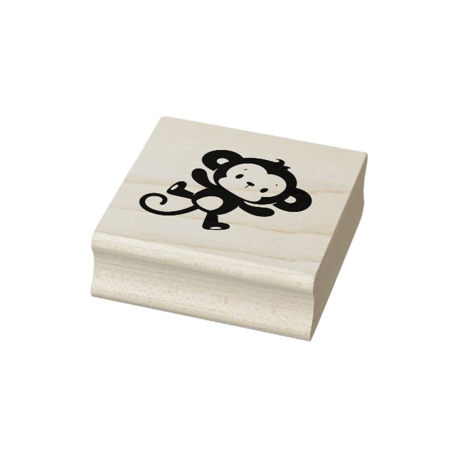 Kleiner Affe Gummistempel (Stempel)