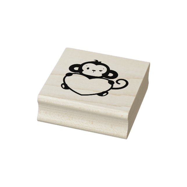 Kleiner Affe Gummistempel (Stempel)