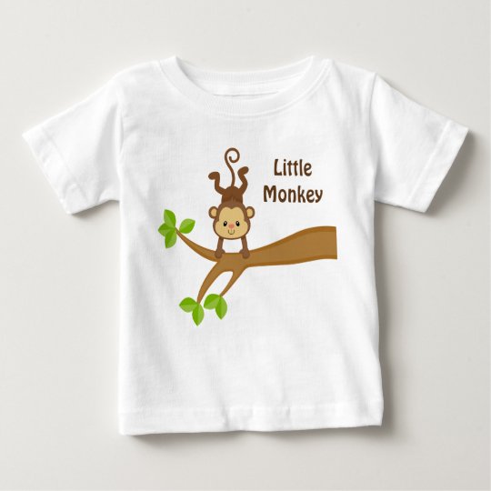 Kleiner Affe-kundenspezifischer Baby T-shirt