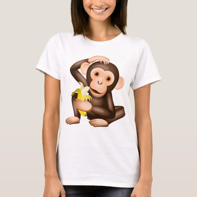 Kleiner Affe T-Shirt (Vorderseite)