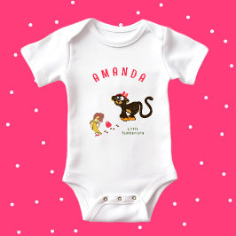 Kleiner Affen-Babybodysuit Baby Strampler