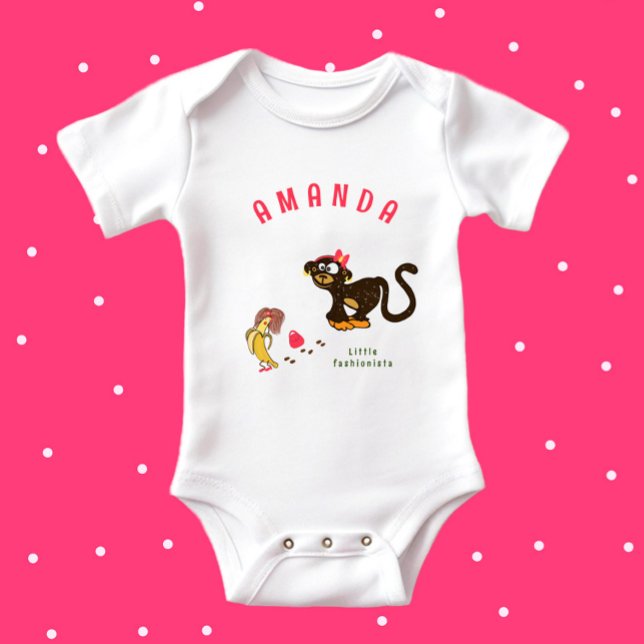 Kleiner Affen-Babybodysuit Baby Strampler (Von Creator hochgeladen)