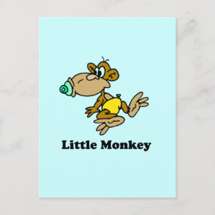 Kleiner Affenbaby-T - Shirt Postkarte