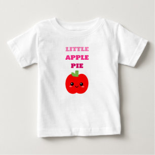 Kleiner Apfelkuchen, süßes Grafik-Baby-T-Shirt Baby T-shirt