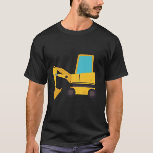 Kleiner Arbeitsbauer Orange Traktor T-Shirt