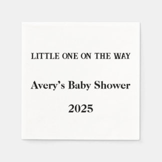Kleiner auf dem Weg nach Hause - Babydusche Serviette