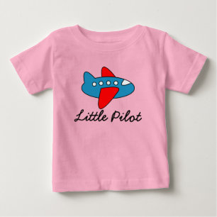 Kleiner Baby-Jumpsuit mit Flugzeug-Cartoon Baby T-shirt