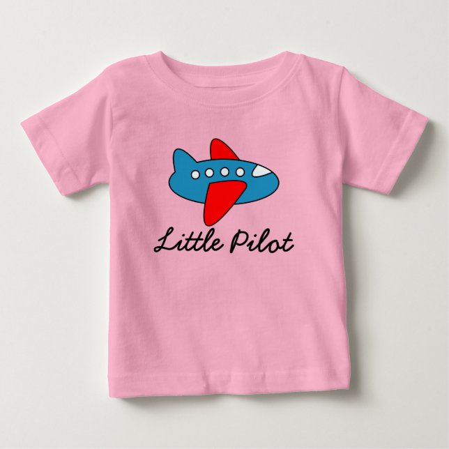 Kleiner Baby-Jumpsuit mit Flugzeug-Cartoon Baby T-shirt (Vorderseite)