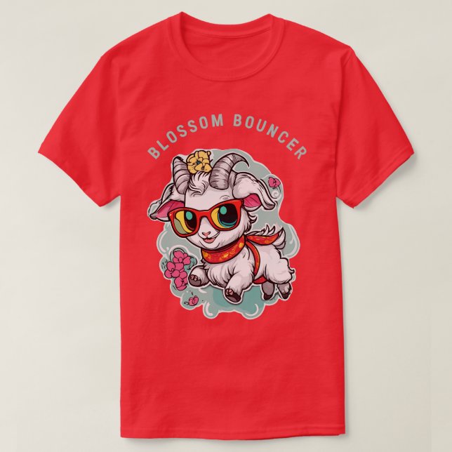 Kleiner Babyziegenblocker T-Shirt (Design vorne)