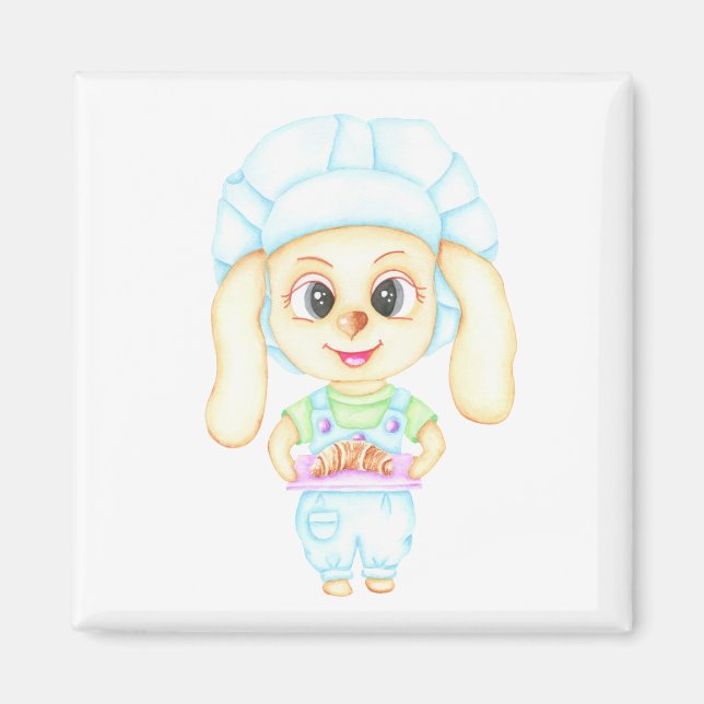 Kleiner Bäcker Magnet (Vorne)