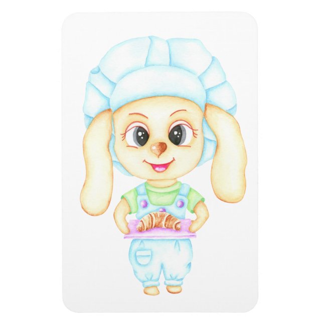 Kleiner Bäcker Magnet (Vertikal)