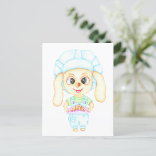 Kleiner Bäcker Postkarte