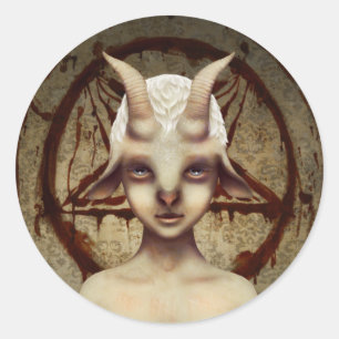 KLEINER BAPHOMET Aufkleber