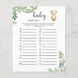 Kleiner Bär Baby Name Rennen