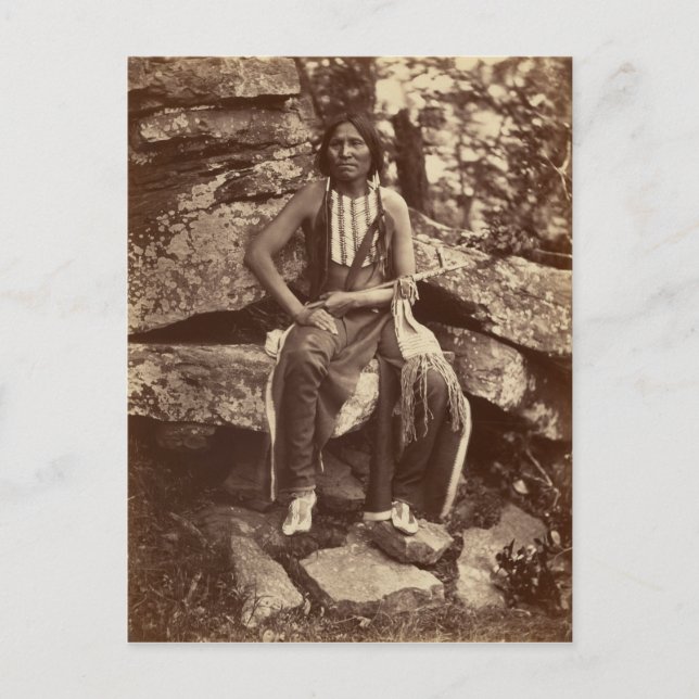Kleiner Bär, Cheyenne, 1875 Postkarte (Vorderseite)
