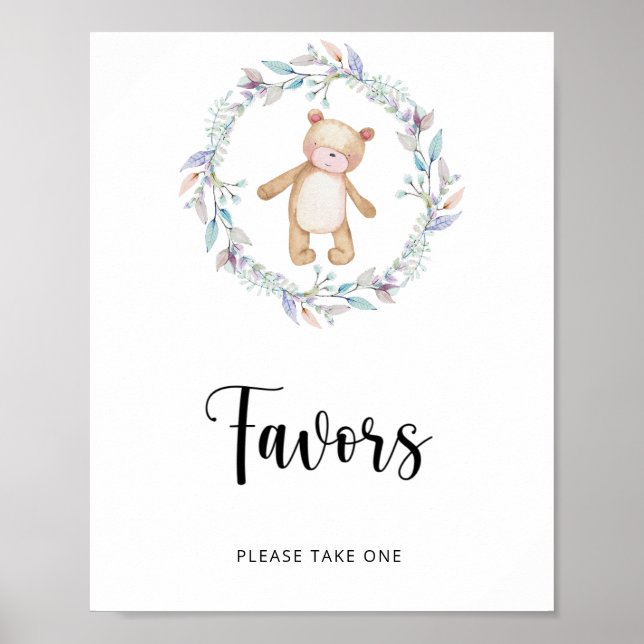 kleiner Bär ist auf dem Weg \ Favors Poster (Vorne)