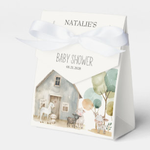 Kleiner Bauernhof - Baby Shower für Tierfreunde Geschenkschachtel