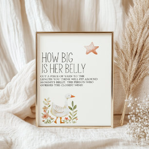 Kleiner Bauernhof-Kinderzimmer-Baby-Shower-Spielsc Poster