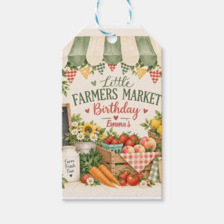 Kleiner Bauernmarkt Geburtstag Geschenkanhänger