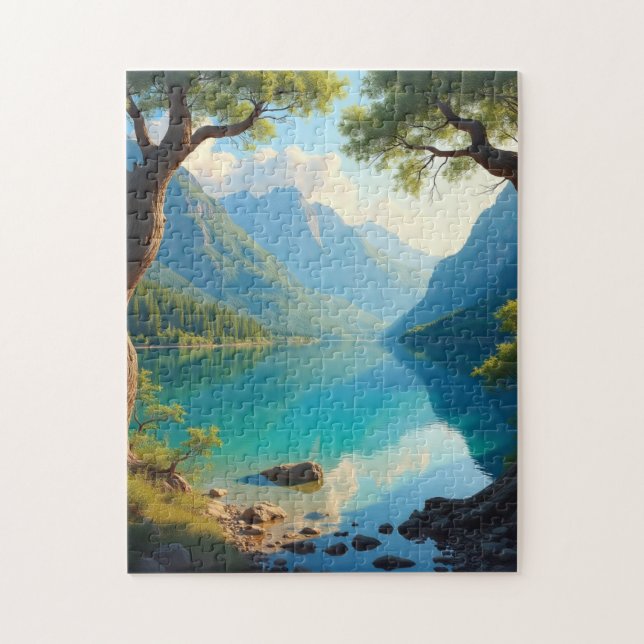 Kleiner Bergsee (Vertikal)