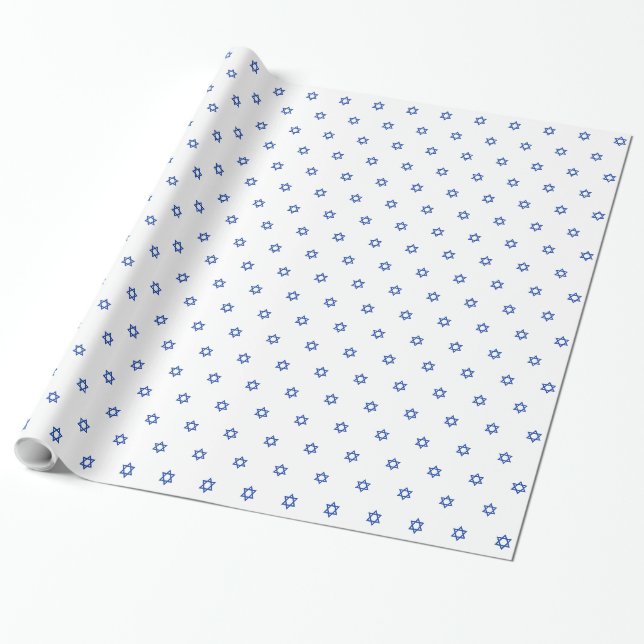 Kleiner blauer Star von David White Geschenkpapier (Ungerollt)