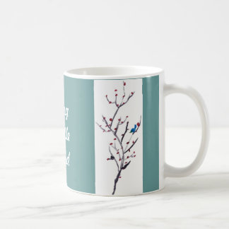 Kleiner blauer Vogel Kaffeetasse