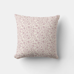 Kleiner Block Druckfloral - Rosa Kissen