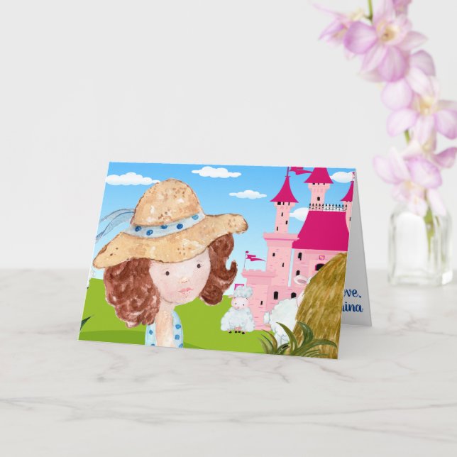 Kleiner Bo Peep Neue Phantastische Fun Kids Fab Karte (Orchidee)