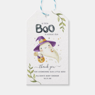Kleiner Boo Halloween Babyparty Dankeschön Geschenkanhänger