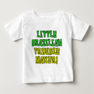 Kleiner brasilianischer Trouble Maker Baby T-shirt